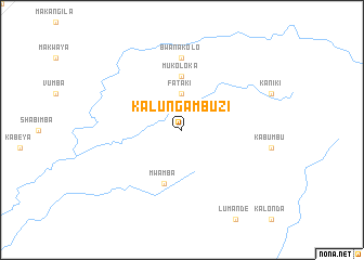 map of Kalungambuzi