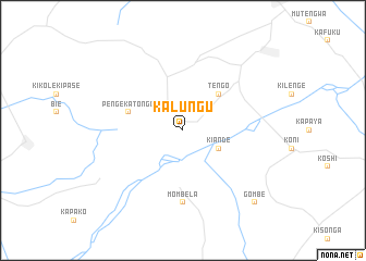 map of Kalungu