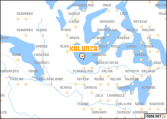 map of Kalunza