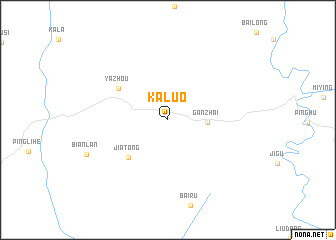 map of Kaluo