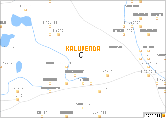 map of Kalupenda