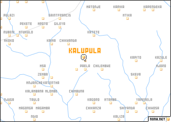 map of Kalupula