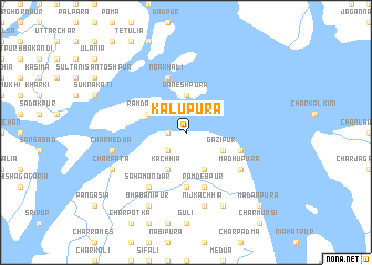 map of Kālupura