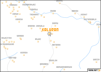 map of Kalūrān
