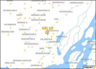 map of Kalūr