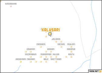 map of Kalusari
