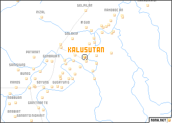 map of Kalusutan