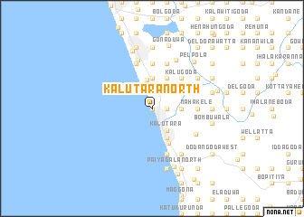 map of Kalutara North