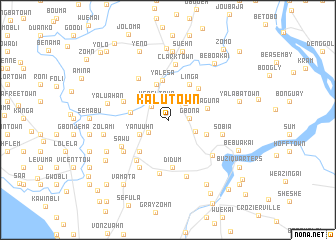 map of Kalu Town