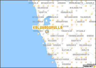 map of Kaluwadumulla