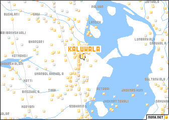 map of Kāluwāla