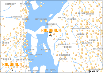 map of Kālūwāla