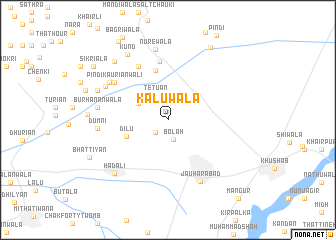 map of Kālūwāla