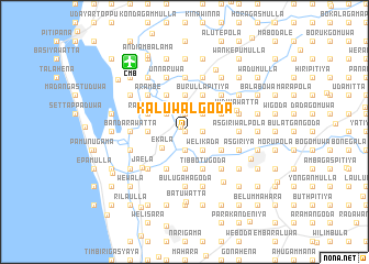 map of Kaluwalgoda