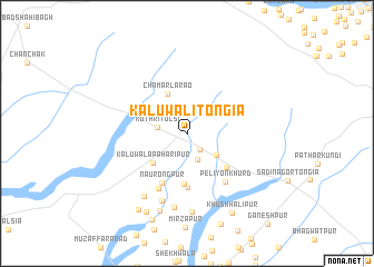 map of Kālūwāli Tongia