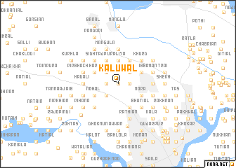 map of Kāluwāl