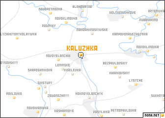 map of Kaluzhka