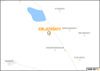 map of Kaluzhskiy