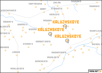 map of Kaluzhskoye