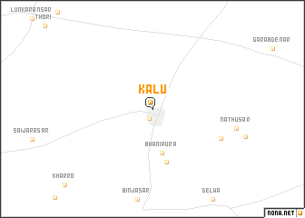 map of Kalu