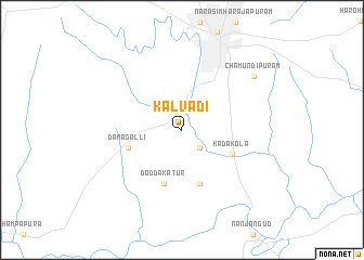 map of Kālvādi