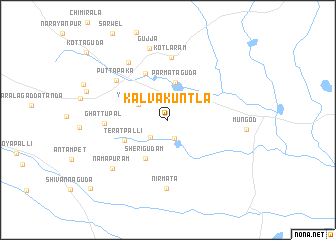 map of Kalvakuntla