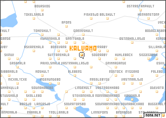 map of Kalvamo