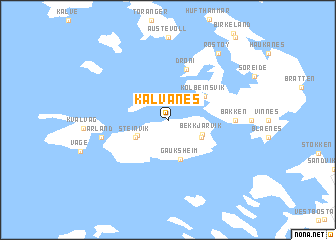 map of Kalvanes