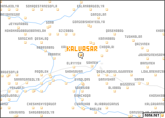 map of Kalvasar