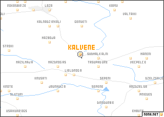 map of Kalvene