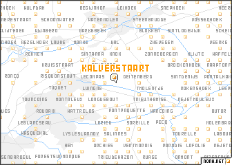 map of Kalverstaart