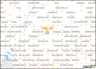 map of Kalve