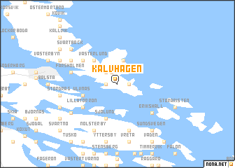 map of Kalvhagen