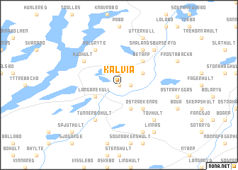 map of Kalvia