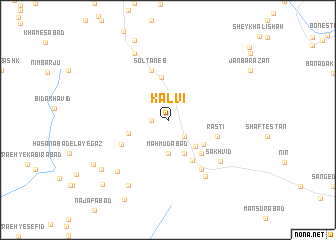 map of Kalvī