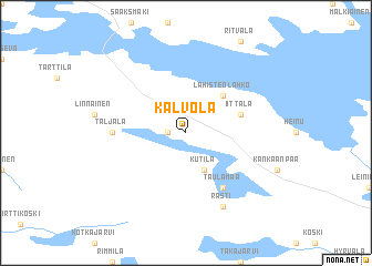 map of Kalvola