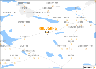 map of Kalvsnäs