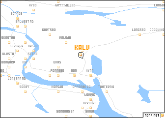 map of Kalv