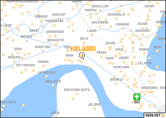 map of Kalwāri