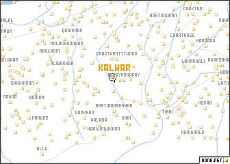 map of Kalwār