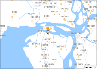 map of Kalwi