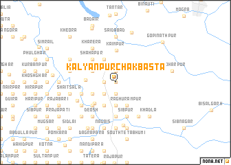 map of Kalyānpur Chak Basta