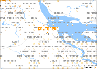 map of Kalyānpur