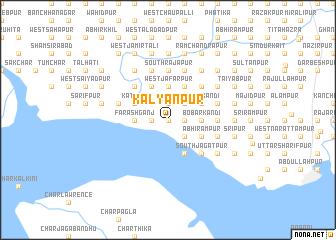 map of Kalyānpur