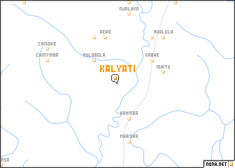 map of Kalyati