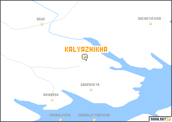 map of Kalyazhikha