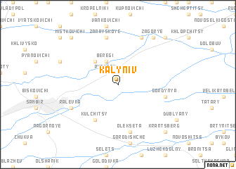 map of Kalyniv