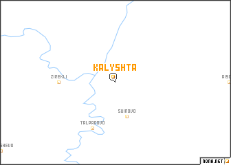 map of Kalyshta