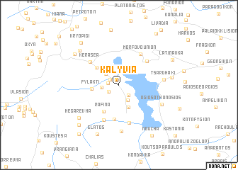 map of Kalývia