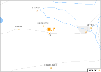 map of Kaly